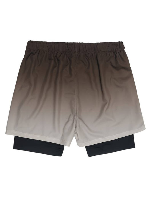 Alexander – short ombré double épaisseur 2 en 1 pour homme