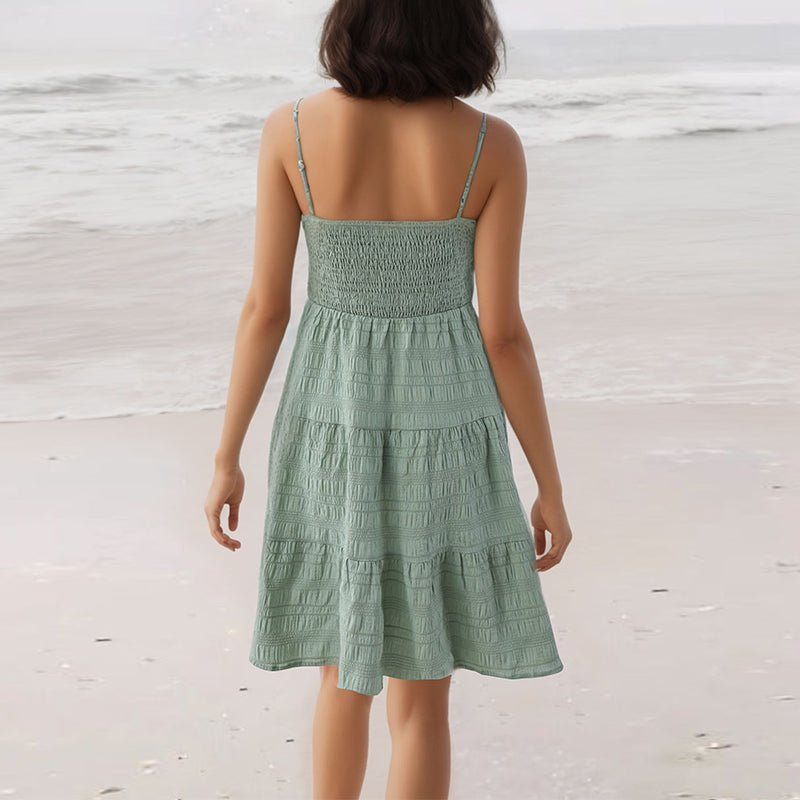 Olivia - Mini-robe de plage décontractée