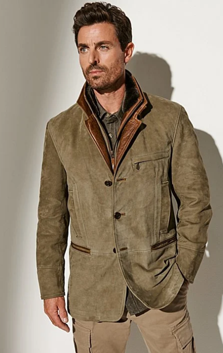 Lucas - Veste vintage d'automne pour hommes