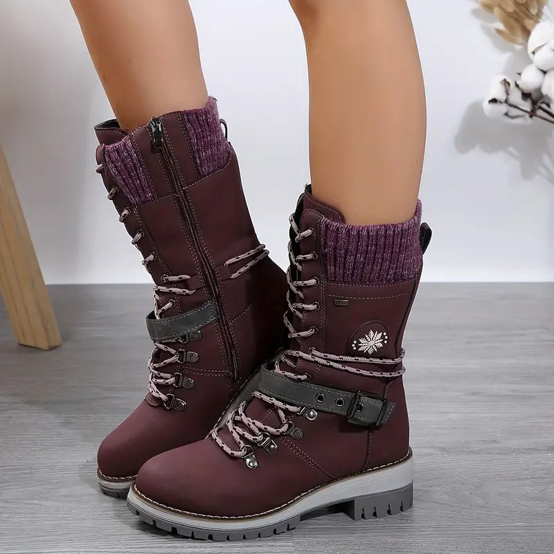 Cara - Bottes monochromes tendance pour femme