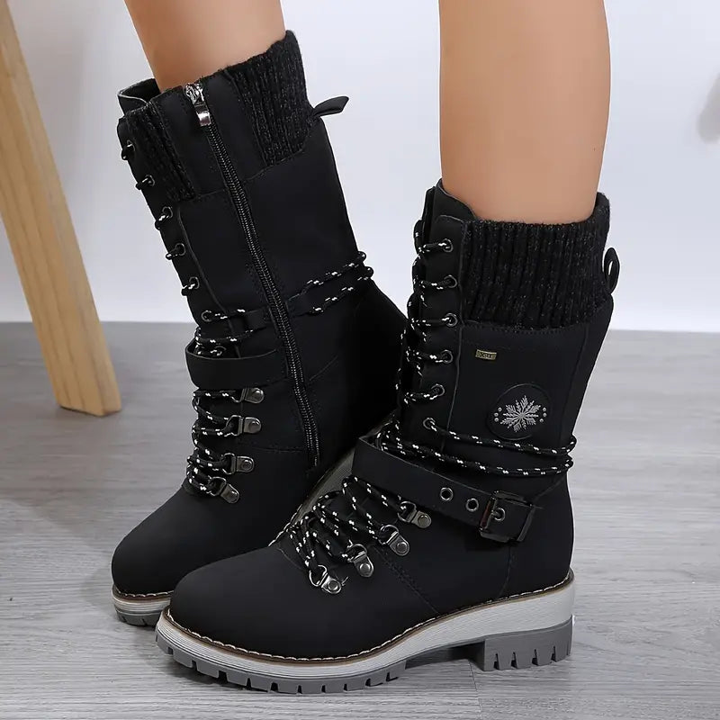 Cara - Bottes monochromes tendance pour femme