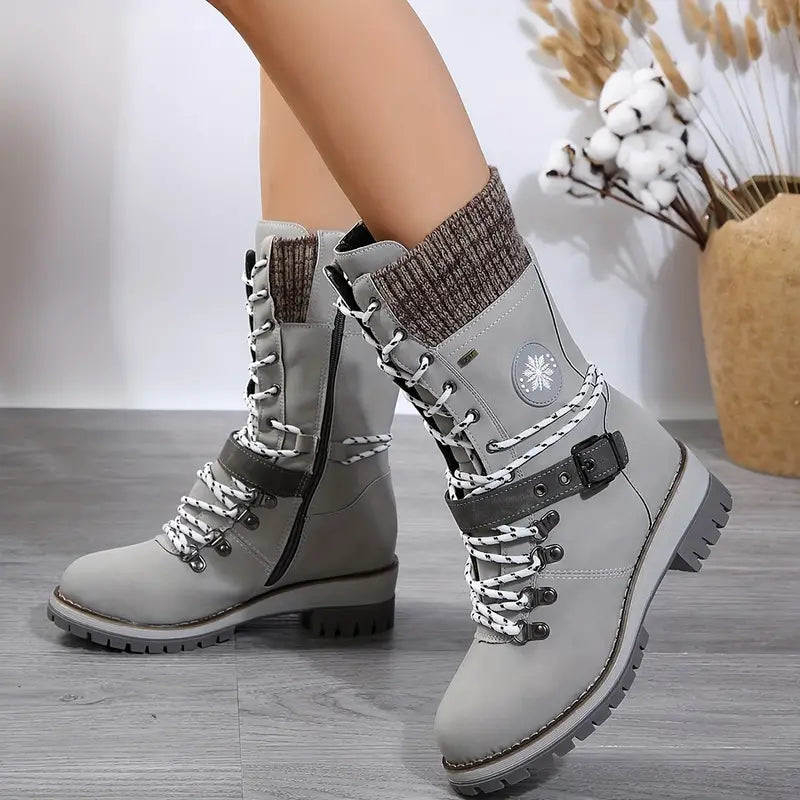 Cara - Bottes monochromes tendance pour femme