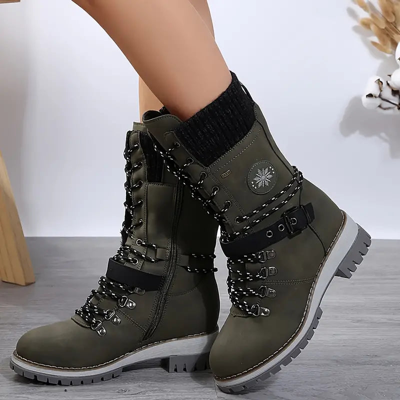 Cara - Bottes monochromes tendance pour femme