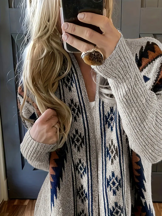 Abel | Gilet ouvert boho-chic : porte l'esprit de liberté