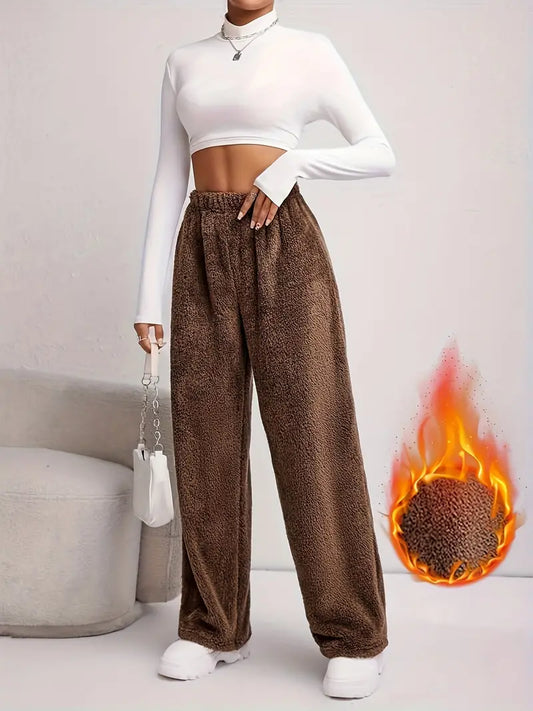 Tashi - Pantalon élastique taille haute pour femme