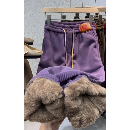 Lucienne | Pantalon de jogging doublé en polaire