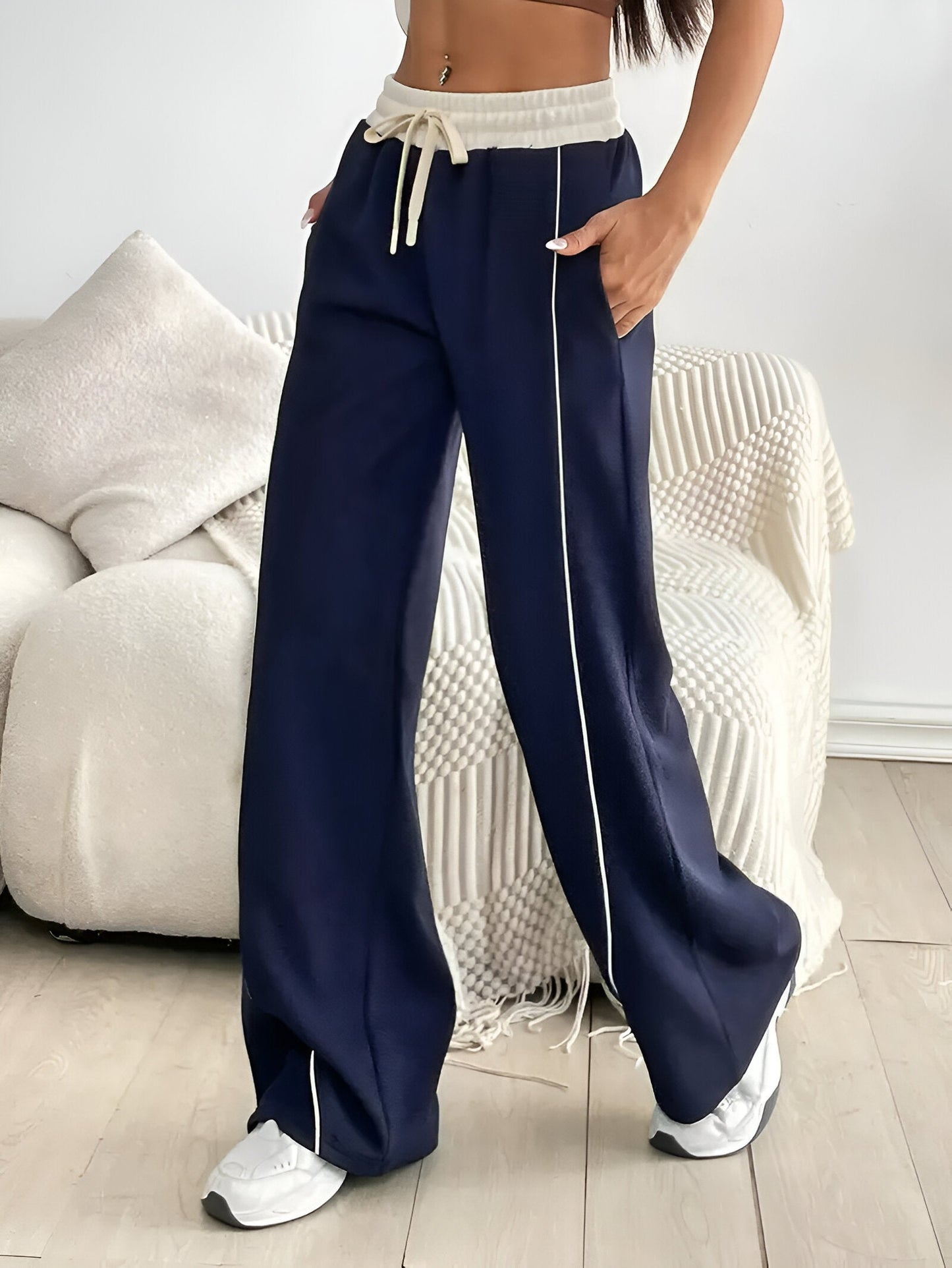 Milan | Confortable pantalon de yoga color-block